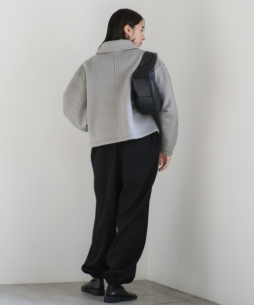 【セール】ブークレステンカラ―ダブルジップジャケット（ブルゾン）｜select MOCA（セレクトモカ）