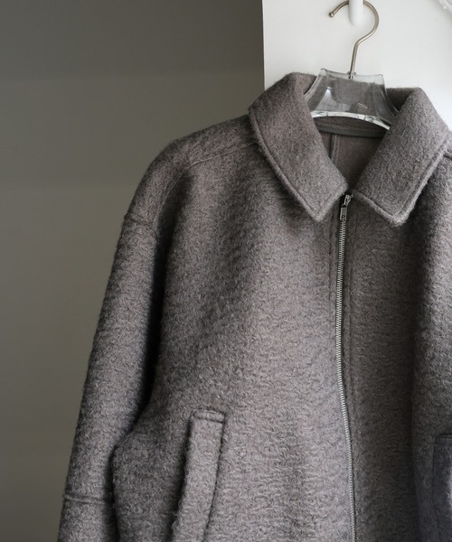 【セール】ブークレステンカラ―ダブルジップジャケット（ブルゾン）｜select MOCA（セレクトモカ）