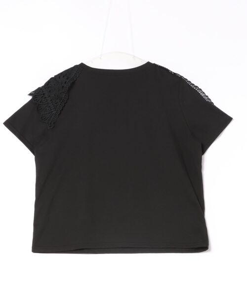 PICCIN(ピッチン)の「【WEB限定】ビッグカラー天竺Tシャツ(Tシャツ/カットソー・レディース・オフホワイト/ブラック・M/L)」の21枚目の写真