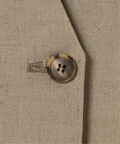 JOURNAL STANDARD（ジャーナルスタンダード）の「《追加3》アイアスストレッチハーフスリーブジャケット（ノーカラージャケット・レディース・ブラック/ベージュ・FREE）」の20枚目の写真