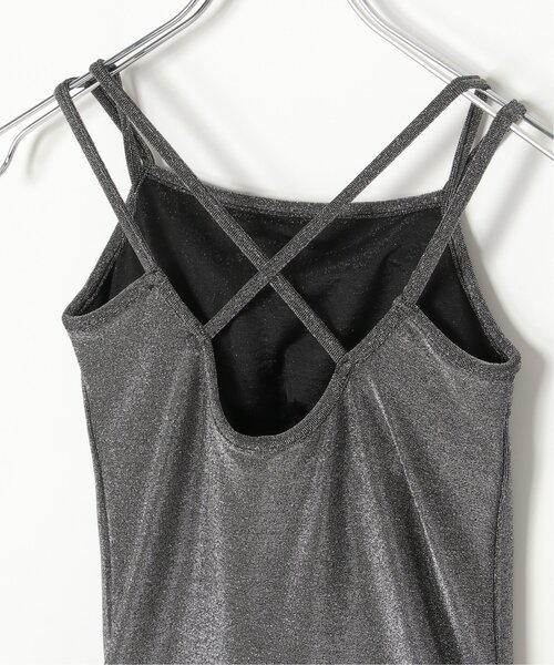 VENCEEXCHANGE（ヴァンスエクスチェンジ）の「ラメカットソーバッククロスキャミソール（キャミソール・レディース・ネイビー/グレー/シルバー/ブラック・FREE）」の19枚目の写真