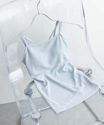 VENCEEXCHANGE | ラメカットソーバッククロスキャミソール(キャミソール)