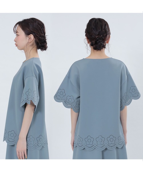 MARY QUANT アイレットカットデイジー プルオーバー MARY QUANT（マリークワント）の「アイレットカットデイジー