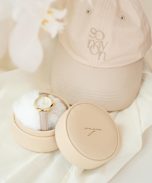 somyon(ソミョン)の「【 somyon / ソミョン 】 淡色カラー ベルト ウォッチ / 腕時計(アナログ腕時計・レディース・ブラウン/ベージュ/グレイッシュベージュ・FREE)」の19枚目の写真