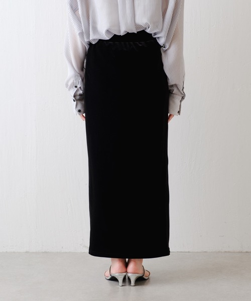 COLLAGE GALLARDAGALANTE（コラージュガリャルダガランテ）の「ベロアカットスカート（スカート・レディース・ブラウン/ブラック・FREE）」の15枚目の写真