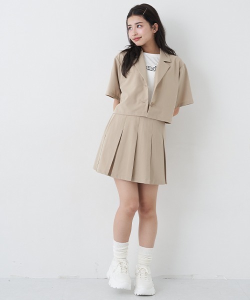 LOVETOXIC（ラブトキシック）の「厚底スニーカー（スニーカー・キッズ・オフホワイト/ブラック・S/M/L）」の7枚目の写真