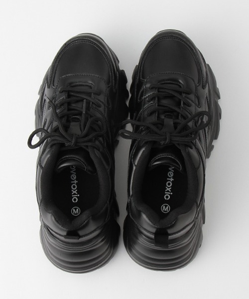 LOVETOXIC（ラブトキシック）の「厚底スニーカー（スニーカー・キッズ・オフホワイト/ブラック・S/M/L）」の14枚目の写真
