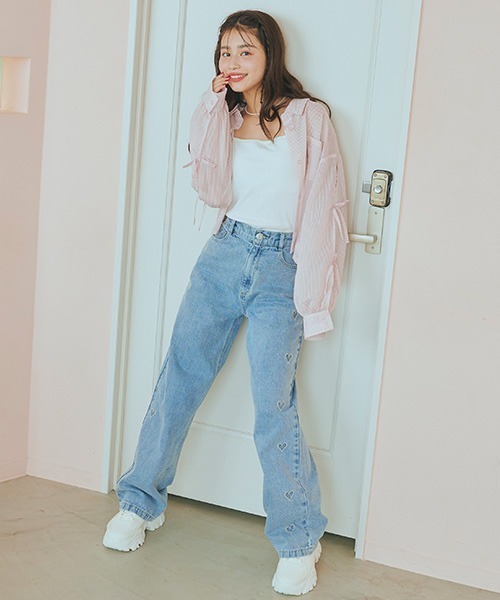 LOVETOXIC（ラブトキシック）の「厚底スニーカー（スニーカー・キッズ・オフホワイト/ブラック・S/M/L）」の18枚目の写真