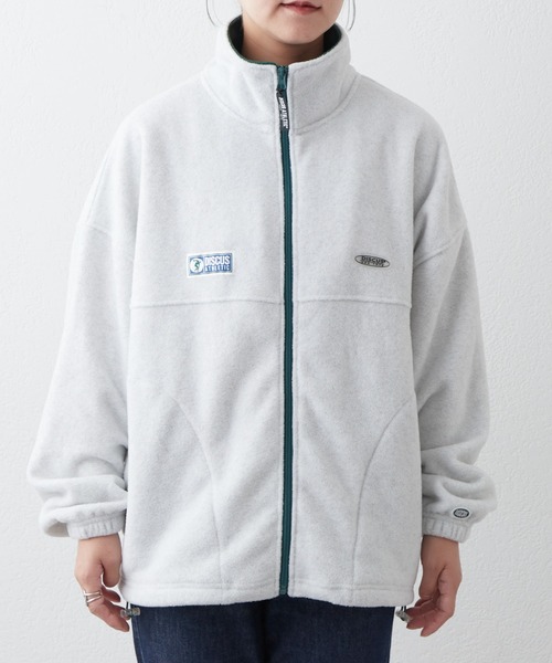 DISCUS(ディスカス)の「【DISCUS別注】フリーススタンドネックフルジップジャケット(ブルゾン・メンズ・ライトグレー/ブラウン/ネイビー・LARGE/MEDIUM)」の5枚目の写真