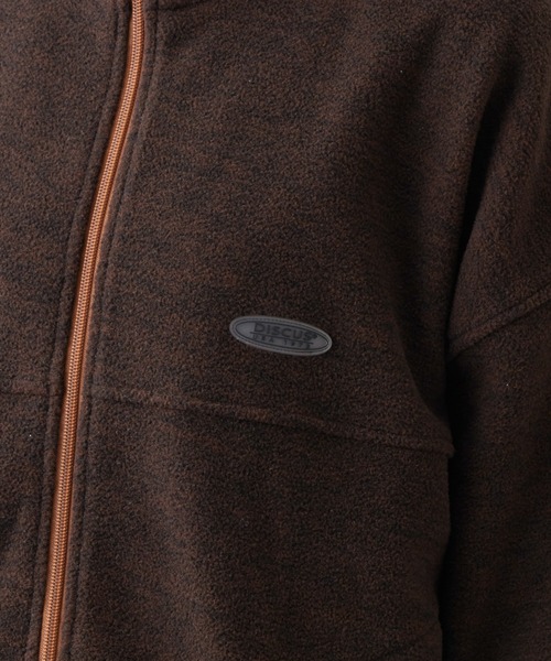 DISCUS(ディスカス)の「【DISCUS別注】フリーススタンドネックフルジップジャケット(ブルゾン・メンズ・ライトグレー/ブラウン/ネイビー・LARGE/MEDIUM)」の8枚目の写真