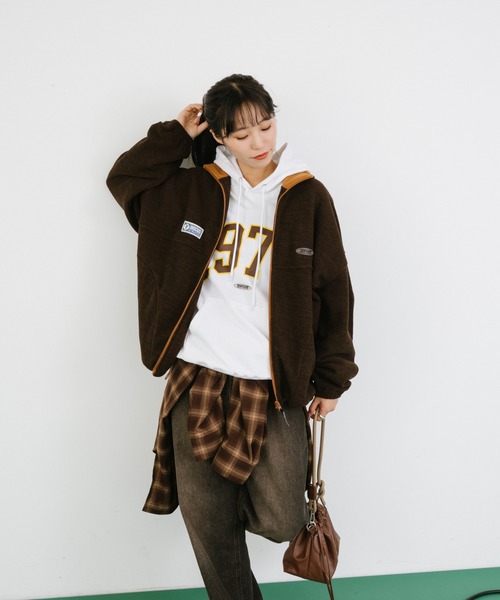 DISCUS(ディスカス)の「【DISCUS別注】フリーススタンドネックフルジップジャケット(ブルゾン・メンズ・ライトグレー/ブラウン/ネイビー・LARGE/MEDIUM)」の22枚目の写真