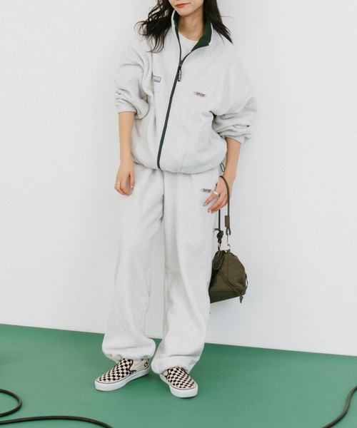 DISCUS(ディスカス)の「【DISCUS別注】フリーススタンドネックフルジップジャケット(ブルゾン・メンズ・ライトグレー/ブラウン/ネイビー・LARGE/MEDIUM)」の15枚目の写真