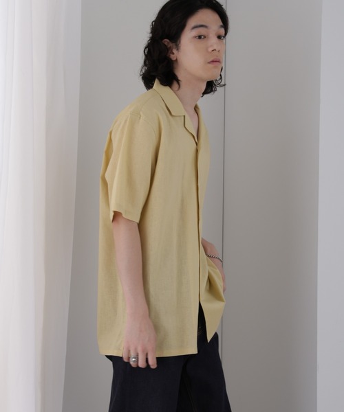 ZOZO限定】綿麻開襟半袖シャツ（シャツ/ブラウス）｜NANO universe