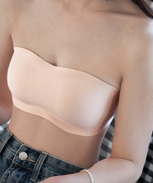 Miniministore（ミニミニストア）の「ストラップレスブラ盛れるずれない落ちない（ブラジャー・レディース・ホワイト/ブラック/ピンクベージュ/ブルーグレー/ミント・S/M/L/XL）」の5枚目の写真