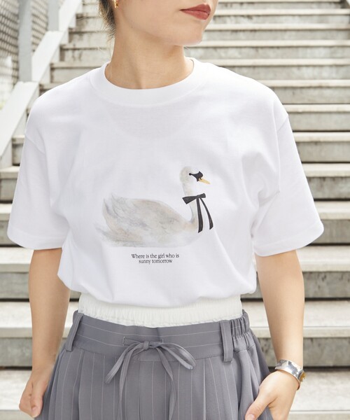 Firsthand（ファーストハンド）の「Firsthand/ファーストハンド オーガニックコットンアニマルプリントTシャツ2 / フロントデザインTシャツ / 半袖TEE（Tシャツ/カットソー・レディース・ホワイト/その他・ONE SIZE）」の18枚目の写真