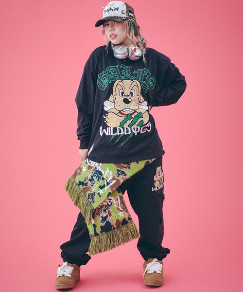 「GALFY/ガルフィー」覚醒ビーストロンTEE レディース メンズ GALFY (ガルフィー) 覚醒ビーストロンT ミドリ / ロック