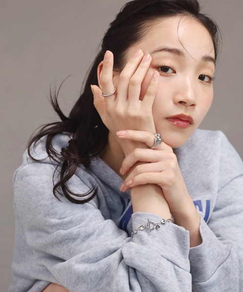 WEB限定】“Moment”ハートエタニティリング/サージカルステンレス（金属