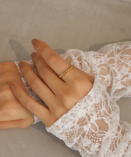 WEB限定】“Moment”ハートエタニティリング/サージカルステンレス（金属