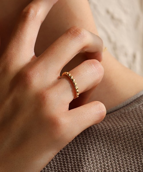 WEB限定】“Moment”ハートエタニティリング/サージカルステンレス（金属