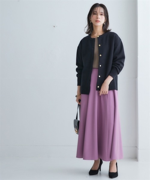 nissen（ニッセン）の「綿１００％クルーネックランダムリブニット（ニット/セーター・レディース・グリーン/チャコールグレー/グレイッシュベージュ/アイボリー/ブラック/ライトグレー・LL/L/M/S/3L）」の10枚目の写真