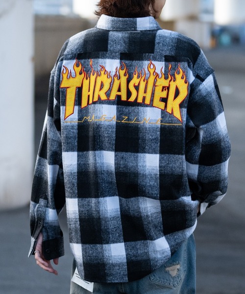THRASHER（スラッシャー）の「【at】〔THRASHER〕オンブレチェック