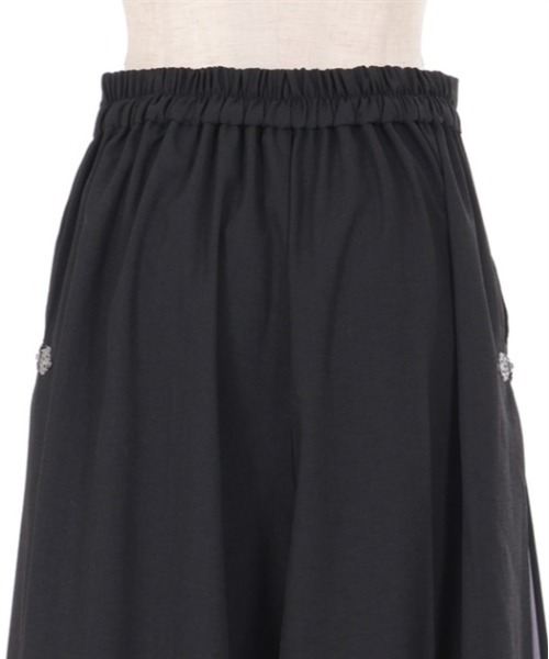 axes femme（アクシーズファム）の「サイドストライプワイドパンツ（その他パンツ・レディース・ブラック/パープル/ブルー・FREE）」の13枚目の写真