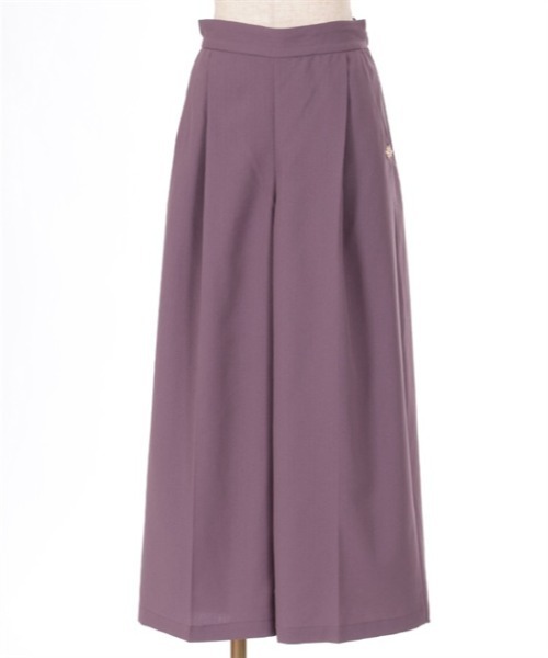 axes femme（アクシーズファム）の「サイドストライプワイドパンツ（その他パンツ・レディース・ブラック/パープル/ブルー・FREE）」の14枚目の写真