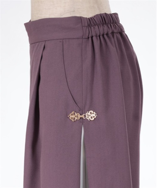 axes femme（アクシーズファム）の「サイドストライプワイドパンツ（その他パンツ・レディース・ブラック/パープル/ブルー・FREE）」の20枚目の写真