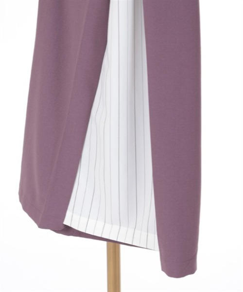 axes femme（アクシーズファム）の「サイドストライプワイドパンツ（その他パンツ・レディース・ブラック/パープル/ブルー・FREE）」の21枚目の写真