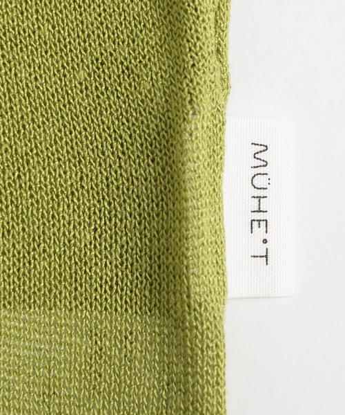 MUHET（ミュエータ）の「シアーラインTシャツ（Tシャツ/カットソー・レディース・ブラック/カーキ・MEDIUM/X-LARGE）」の16枚目の写真