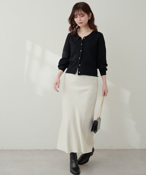 WEB限定】osono衿付きキレイめニット（ニット/セーター）｜natural