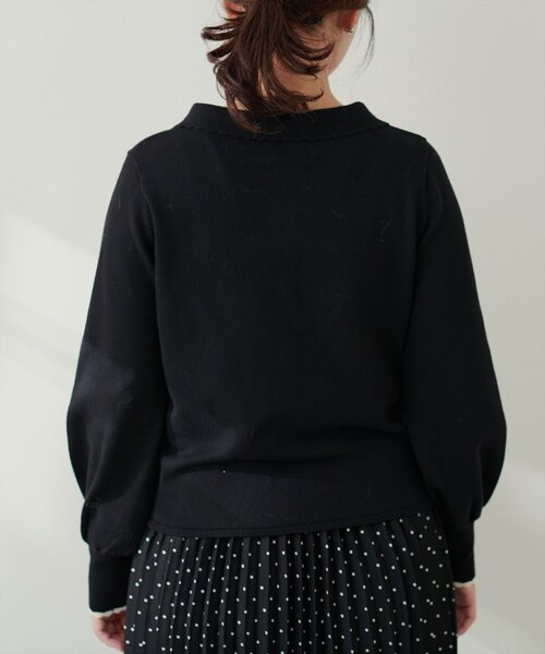 WEB限定】osono衿付きキレイめニット（ニット/セーター）｜natural