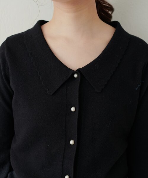 WEB限定】osono衿付きキレイめニット（ニット/セーター）｜natural