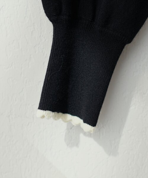 WEB限定】osono衿付きキレイめニット（ニット/セーター）｜natural