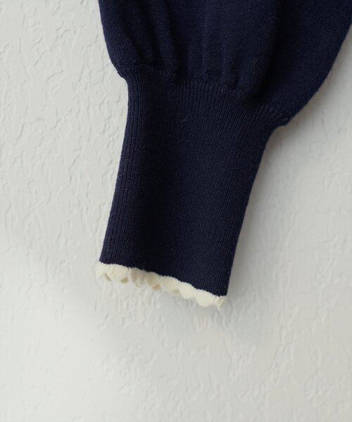 WEB限定】osono衿付きキレイめニット（ニット/セーター）｜natural