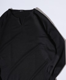 Simple plain oversized sweatshirt / シンプル無地オーバーサイズスウェットトレーナー キーネック/クルーネック unisex