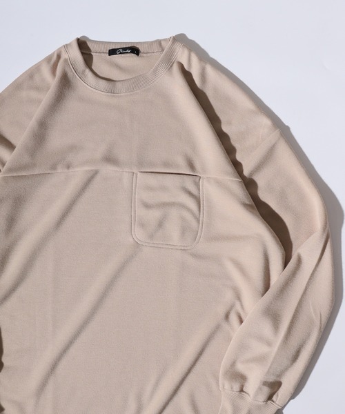 FUNALIVE(ファンアライブ)の「Simple plain oversized sweatshirt / シンプル無地オーバーサイズスウェットトレーナー キーネック/クルーネック unisex(スウェット・メンズ・ブラック/ホワイト系1/ホワイト系2/グレー系2/オフホワイト/杢グレー/ベージュ系1/ネイビー系2/ブラック系2/グリーン/グレー系1/ネイビー系1/ブラック系1/ベージュ系2/グリーン系2/ベージュ/チャコール・M/L/XL)」の12枚目の写真