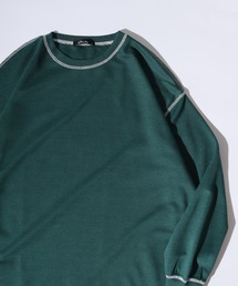 Simple plain oversized sweatshirt / シンプル無地オーバーサイズスウェットトレーナー キーネック/クルーネック unisex
