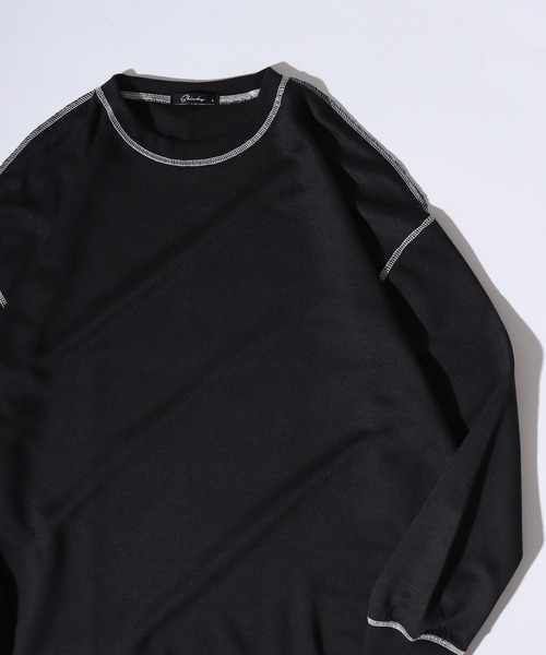 FUNALIVE(ファンアライブ)の「Simple plain oversized sweatshirt / シンプル無地オーバーサイズスウェットトレーナー キーネック/クルーネック unisex(スウェット・メンズ・ブラック/ホワイト系1/ホワイト系2/グレー系2/オフホワイト/杢グレー/ベージュ系1/ネイビー系2/ブラック系2/グリーン/グレー系1/ネイビー系1/ブラック系1/ベージュ系2/グリーン系2/ベージュ/チャコール・M/L/XL)」の1枚目の写真
