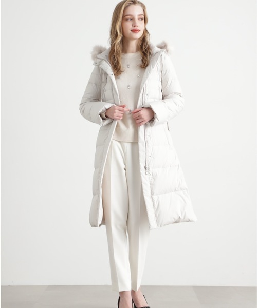 ◇タフタロングダウンコート（ダウンジャケット/コート