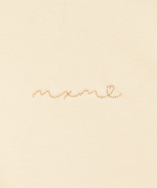 mysty woman(ミスティウーマン)の「【スタッフプロデュース/WEB限定】MiO企画・ちび刺繍ロゴスウェット 149818(スウェット・レディース・ベージュ/アイボリー/ピンク・FREE)」の11枚目の写真