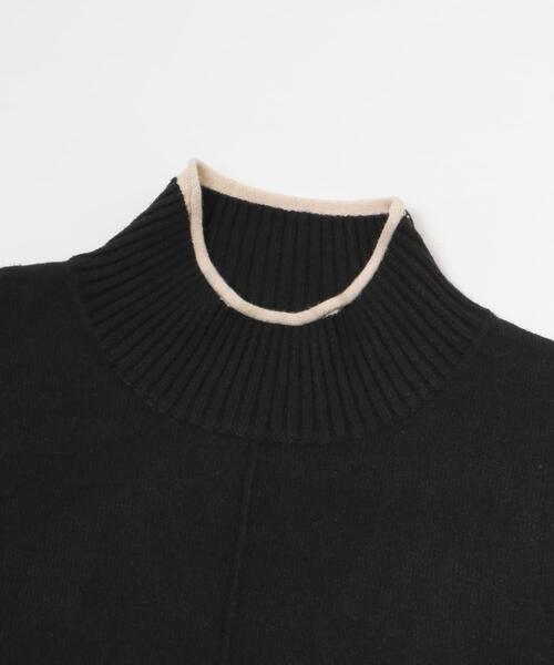 ITEMS URBANRESEARCH（アイテムズ アーバンリサーチ）の「ハイショクハイネックニット（ニット/セーター・レディース・ブラック/グレー/オフホワイト/レッド/ライトグレー/グリーン/ブルー・FREE）」の10枚目の写真