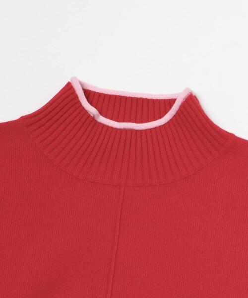 ITEMS URBANRESEARCH（アイテムズ アーバンリサーチ）の「ハイショクハイネックニット（ニット/セーター・レディース・ブラック/グレー/オフホワイト/レッド/ライトグレー/グリーン/ブルー・FREE）」の17枚目の写真