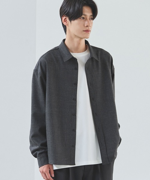 Stone  ダークグレー 長袖シャツ STONE ISLAND（Tシャツ/カットソー(七分/長袖) ・ グレー/灰色系）の