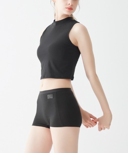 BODY WILD(ボディーワイルド)の「BODY WILD/ボディワイルド STANDARD ブラタンクトップ(タンクトップ・レディース・ブルー系その他/ベージュ系その他/ブラック・MEDIUM/LARGE)」の4枚目の写真