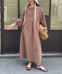 【couchu.me】コットンワンピース