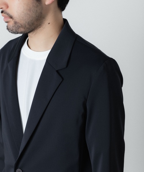 ATTACHMENT(アタッチメント)の「【 直営店・ZOZOTOWN限定 】ルカマットツイスト ジャケット/ LUCA MATTE TWIST JACKET(テーラードジャケット・メンズ・ブラック/ダークカーキ/ネイビー・1/2/3)」の11枚目の写真