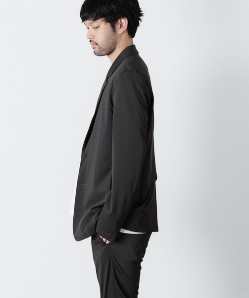 ATTACHMENT（アタッチメント）の「【 直営店・ZOZOTOWN限定 】ルカマットツイスト ジャケット/ LUCA MATTE TWIST JACKET（テーラードジャケット・メンズ・ブラック/ダークカーキ/ネイビー・1/2/3）」の9枚目の写真