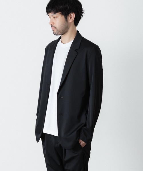 ATTACHMENT（アタッチメント）の「【 直営店・ZOZOTOWN限定 】ルカマットツイスト ジャケット/ LUCA MATTE TWIST JACKET（テーラードジャケット・メンズ・ブラック/ダークカーキ/ネイビー・1/2/3）」の12枚目の写真