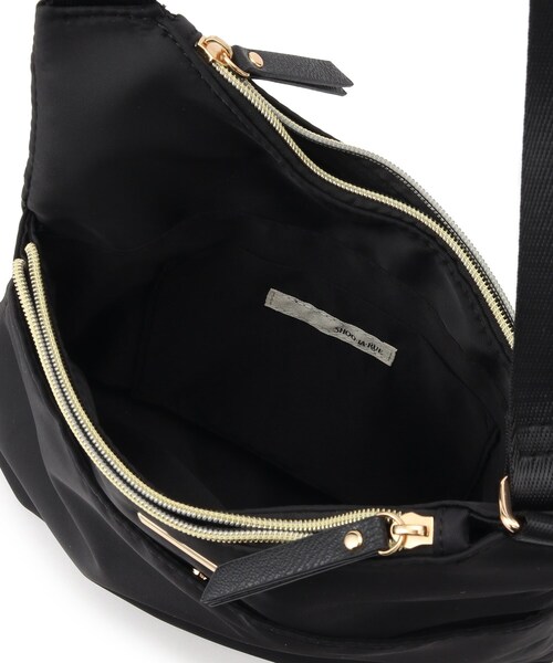 SHOO・LA・RUE（シューラルー）の「◆プレゼントにも バー金具 ポケットショルダーバッグ（ショルダーバッグ・レディース・ブラック/オレンジ/ナチュラル・00）」の10枚目の写真